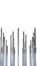 Multiple clear water outlets.