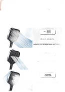 Shower head with multiple spray modes.
