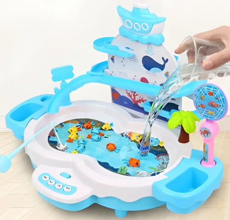 Reel Fun Electric Fishing Water Mayhem Magnetic Fishing Frenzy Musical Learning Toy