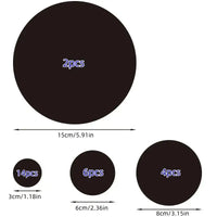 26pcs Round Acrylic Mirror Stickers - Self-Adhesive Removable Bathroom/Kitchen Wall Decor Shatterproof Tile Art