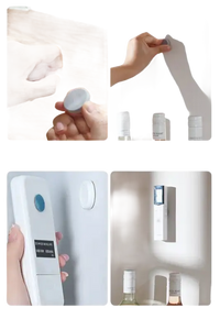 Adhesive wall mounting pads for Magnetix Wall Hooks in Remote Ruckus Invisible Key Organizer