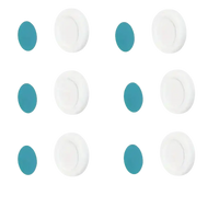 Arrangement of white and blue circles on Remote Ruckus Magnetix Wall Hooks wall mount strong magnet