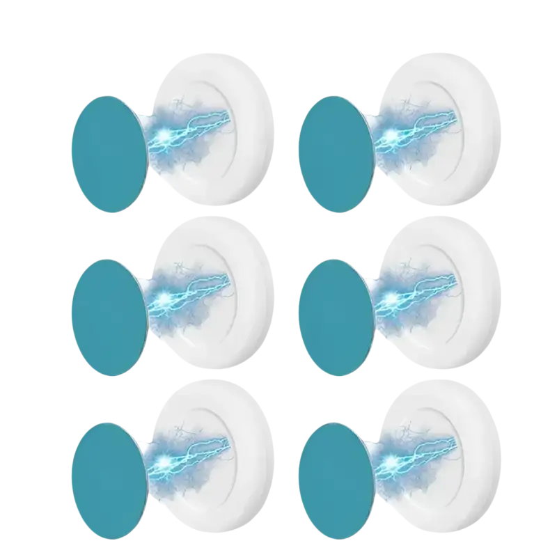6 pairs white