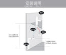 RETHME Gold faucet bathroom faucet metal stainless steel handle hot and cold mixer faucet square faucet beautiful