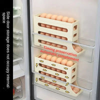 Refrigerator Egg Storage Box Kitchen Egg Box Storage Egg Box Large Capacity Dedicated Egg Carton Egg Rolling Egg