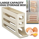 Refrigerator Egg Storage Box Kitchen Egg Box Storage Egg Box Large Capacity Dedicated Egg Carton Egg Rolling Egg
