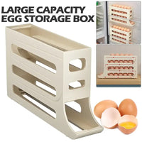 Refrigerator Egg Storage Box Kitchen Egg Box Storage Egg Box Large Capacity Dedicated Egg Carton Egg Rolling Egg