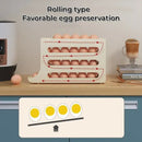 Refrigerator Egg Storage Box Kitchen Egg Box Storage Egg Box Large Capacity Dedicated Egg Carton Egg Rolling Egg