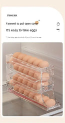 Refrigerator Egg Storage Box Kitchen Egg Box Storage Egg Box Large Capacity Dedicated Egg Carton Egg Rolling Egg