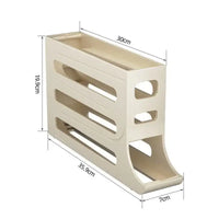 Refrigerator Egg Storage Box Kitchen Egg Box Storage Egg Box Large Capacity Dedicated Egg Carton Egg Rolling Egg