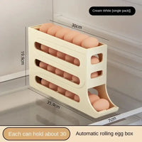 Refrigerator Egg Storage Box Kitchen Egg Box Storage Egg Box Large Capacity Dedicated Egg Carton Egg Rolling Egg