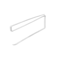 White metal tweezers.