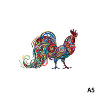 Galaxy Rooster Puzzle - 1210Rooster / A5