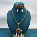 Tassel Pearl Stud Necklace