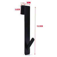 Stainless Steel Over Glass Door Shower Door Back Shower Towel Rack S-Shape Bathroom Bathrobe Hanger Holder Hooks