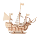 Wooden ship model.