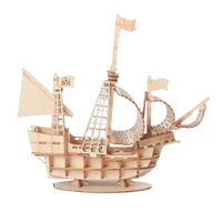 Wooden ship model.
