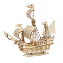 Wooden ship model.