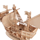 Wooden ship model.