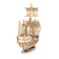 Wooden ship model.
