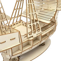 Wooden ship model.