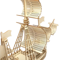 Wooden ship model.