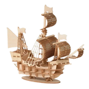 Wooden ship model.