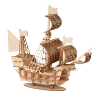Wooden ship model.