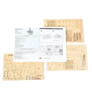 Wooden ship model kit.
