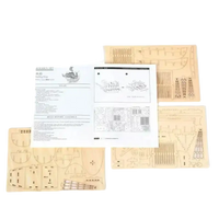 Wooden ship model kit.