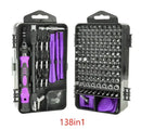 VersaFix Screwdriver Tool Set - Purple / 138in1