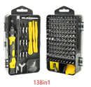 VersaFix Screwdriver Tool Set - Yellow / 138in1