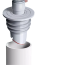 Adjustable drain pipe.