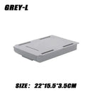 2pc White SelfAdhesive Storage Drawer Box Makeup Pencil Tray Desk Hidden Under Desk Stand Self-adhesive Under-drawer