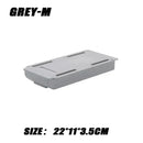 2pc White SelfAdhesive Storage Drawer Box Makeup Pencil Tray Desk Hidden Under Desk Stand Self-adhesive Under-drawer