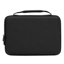 Black zippered carrying case.