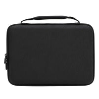 Black zippered carrying case.