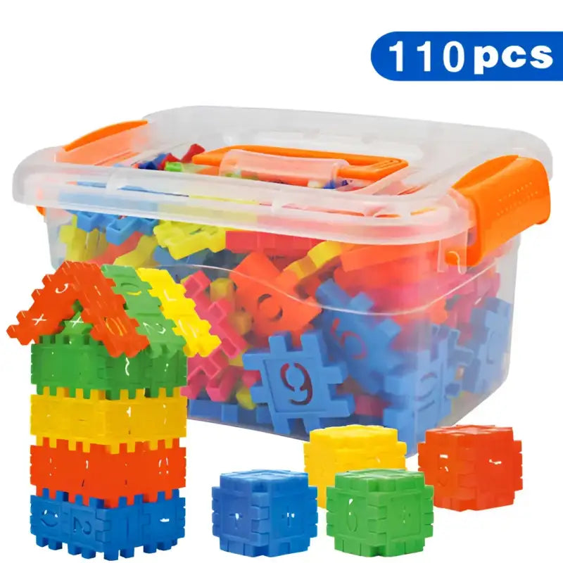 Seriously Colorful DIY Building Blocks Set for Tiny Humans Educational 3D Mosaic Problem-Solving Skills