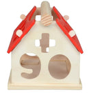 Children’s building block toys educational digital house toys - Red