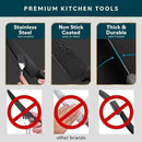 SharpSlice 7-Piece Knife Set - Black