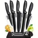 SharpSlice 7-Piece Knife Set - Black