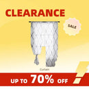 Clearance_Sheer Curtains White Korean Simple Mesh Veil for Living room Bedroom_Continuous updates - white / 100x200cm