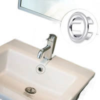 Bathroom sink overflow cover.