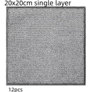 CleanWires Kitchen Cloth - Silver cloth / 20x20cm single layer / 12PCS