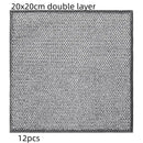 CleanWires Kitchen Cloth - Silver cloth / 20x20cm double layer / 12PCS