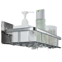 Waterproof bathroom shelf for Shower Shenanigans aluminum storage organizer solution