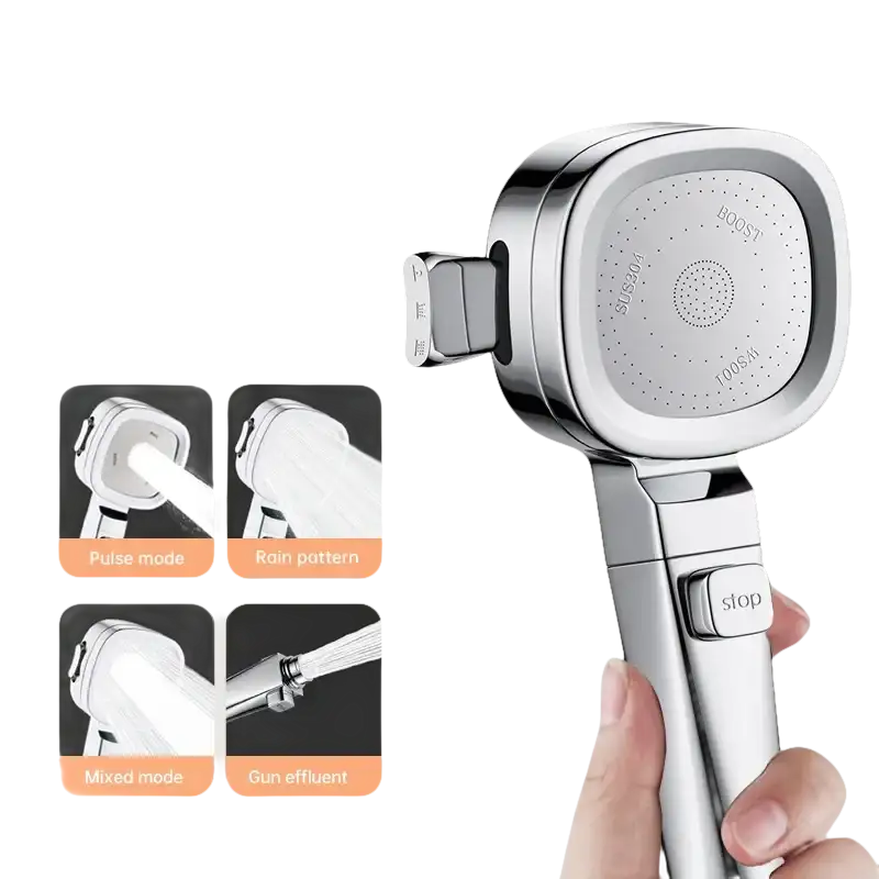 Musurjoy Bathroom Booster Your Mode Adjustable Spray Shower Head