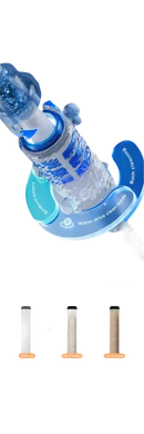 Water filter with filtration stages.