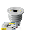 Flexible silicone drainage pipe adapter.