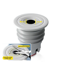 Flexible silicone drainage pipe adapter.